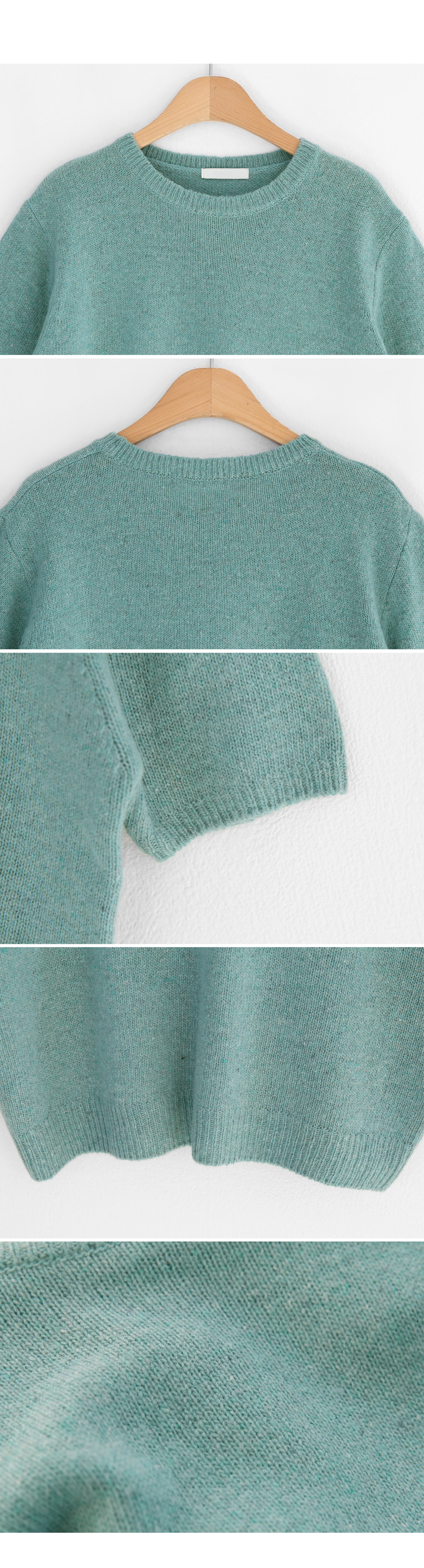 ウール混半袖二ット・全4色 | DHOLIC | 詳細画像9