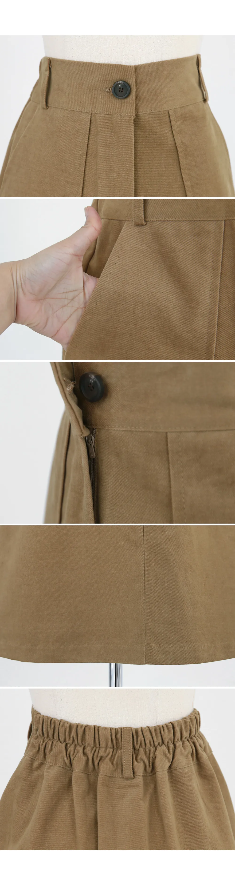 ビッグポケットAラインスカート・全3色 | DHOLIC | 詳細画像9