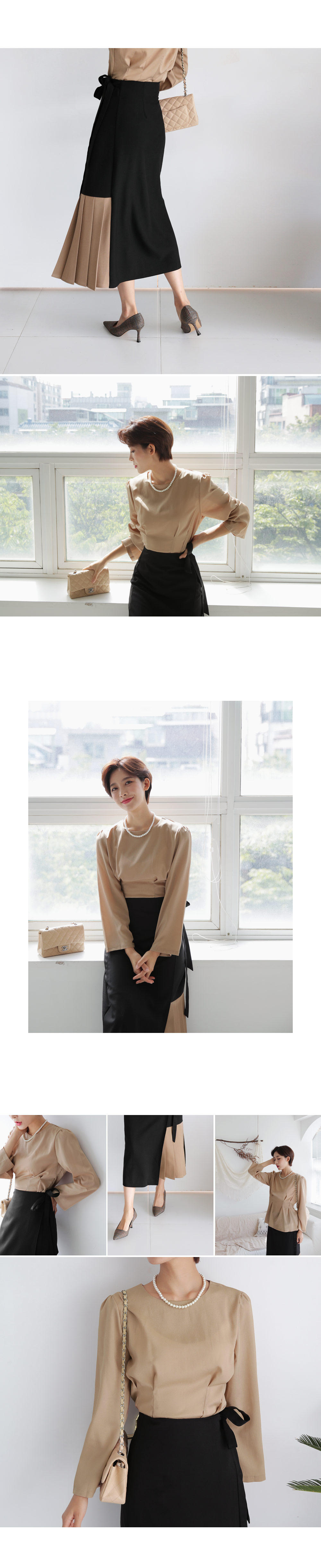 サイドプリーツラップスカート・全2色 | DHOLIC PLUS | 詳細画像5