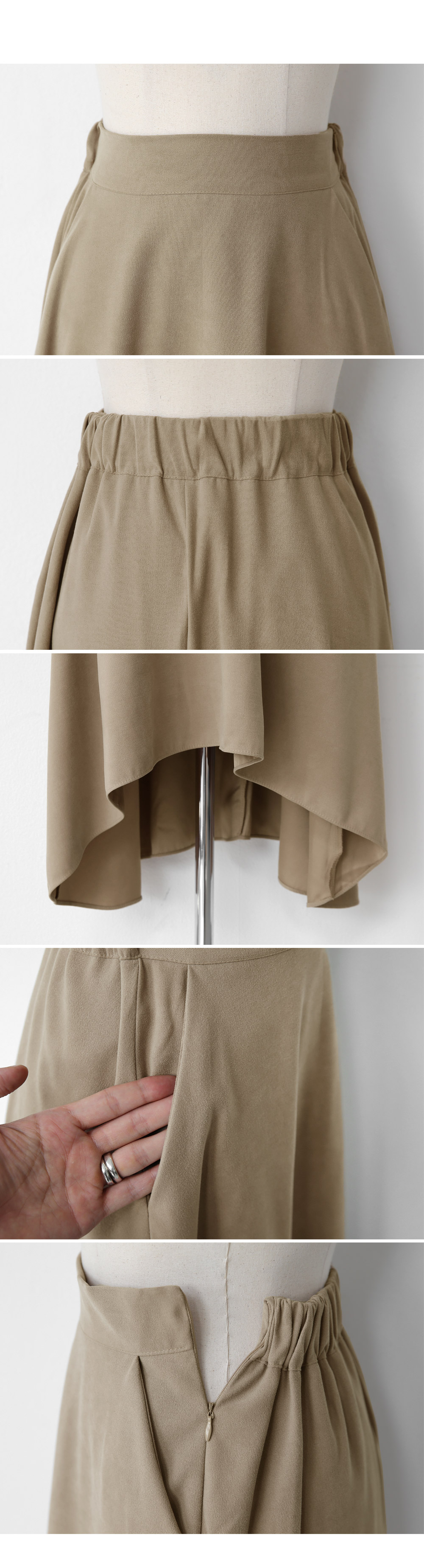 アンバランスAラインスカート・全3色 | DHOLIC PLUS | 詳細画像18