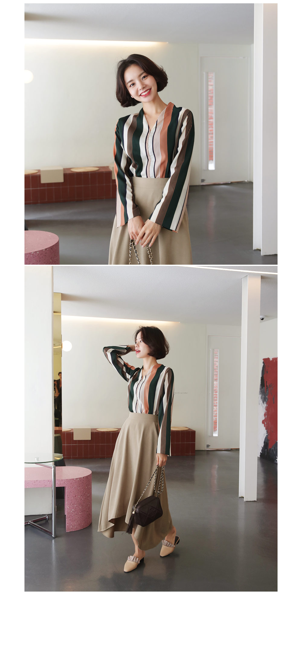 アンバランスAラインスカート・全3色 | DHOLIC PLUS | 詳細画像7