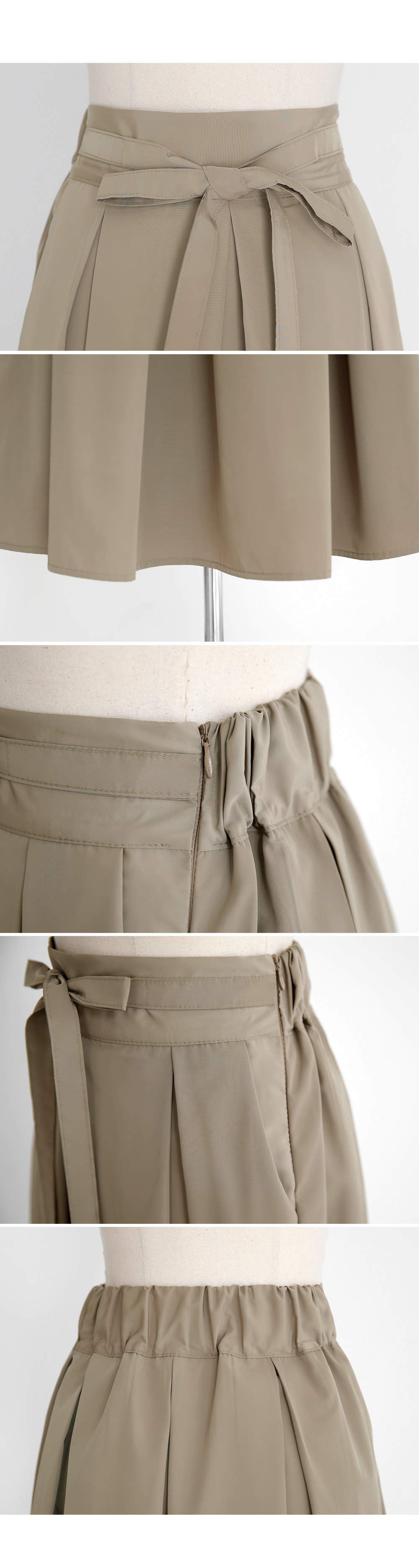 フロントタイAラインスカート・全2色 | DHOLIC PLUS | 詳細画像8