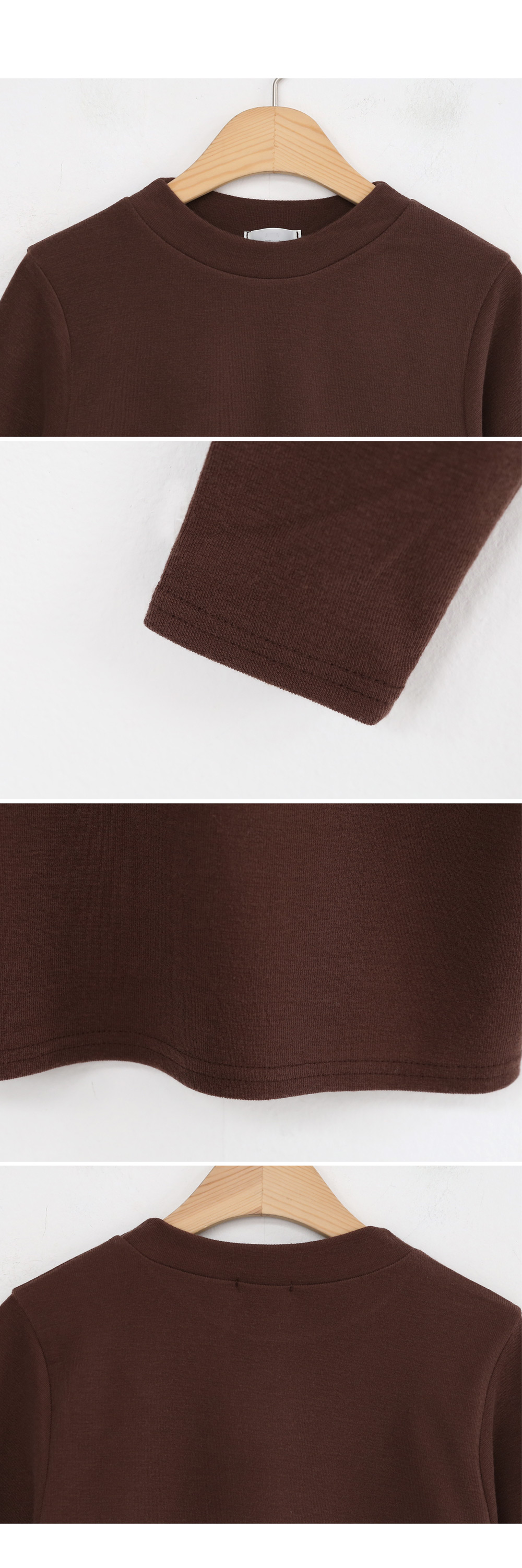 モックネックスリムTシャツ・全4色 | DHOLIC | 詳細画像9