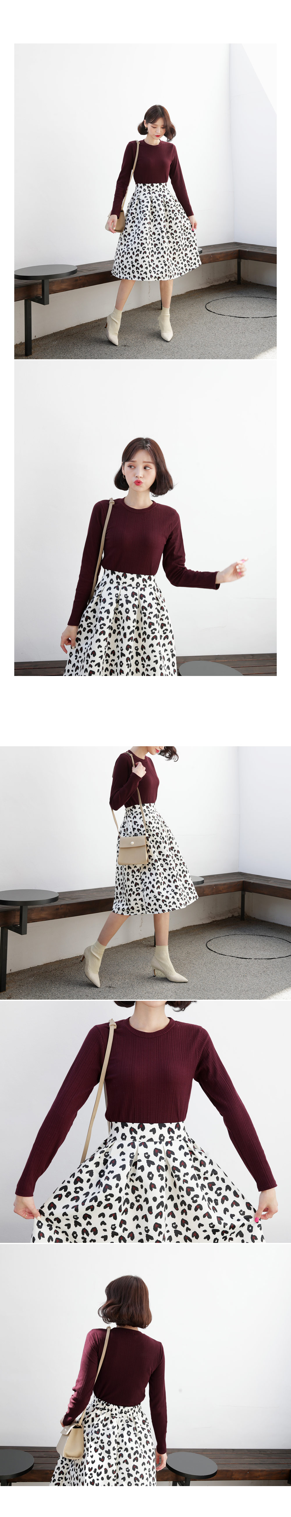ハートレオパードスカート・全2色 | DHOLIC | 詳細画像6
