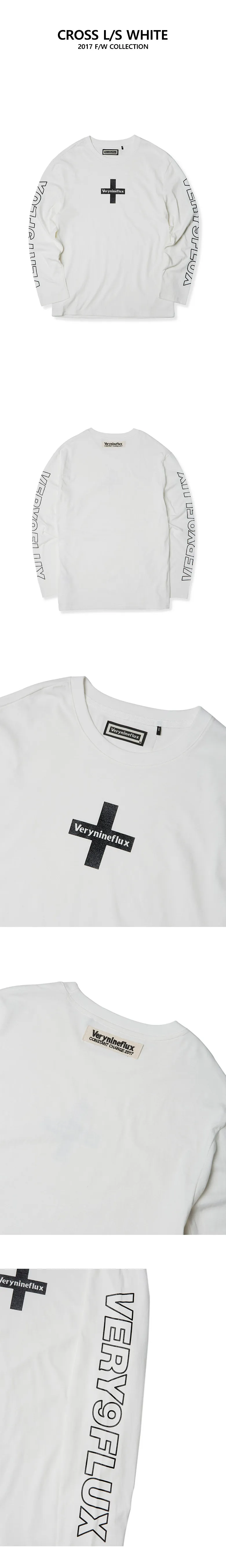 *Verynineflux*クロスポイントTシャツ(ホワイト) | 詳細画像5