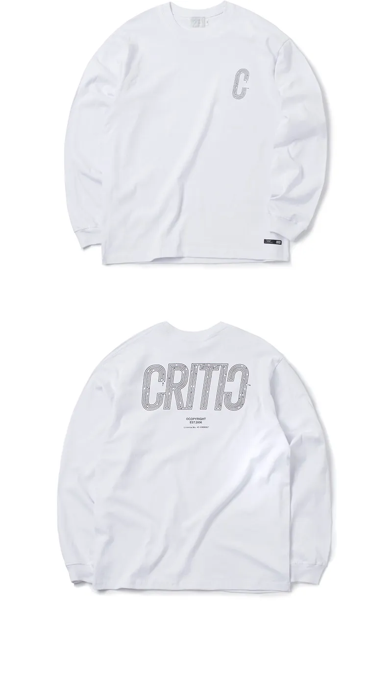 *CRITIC*メイズロゴロングスリーブTシャツ(ホワイト) | 詳細画像6