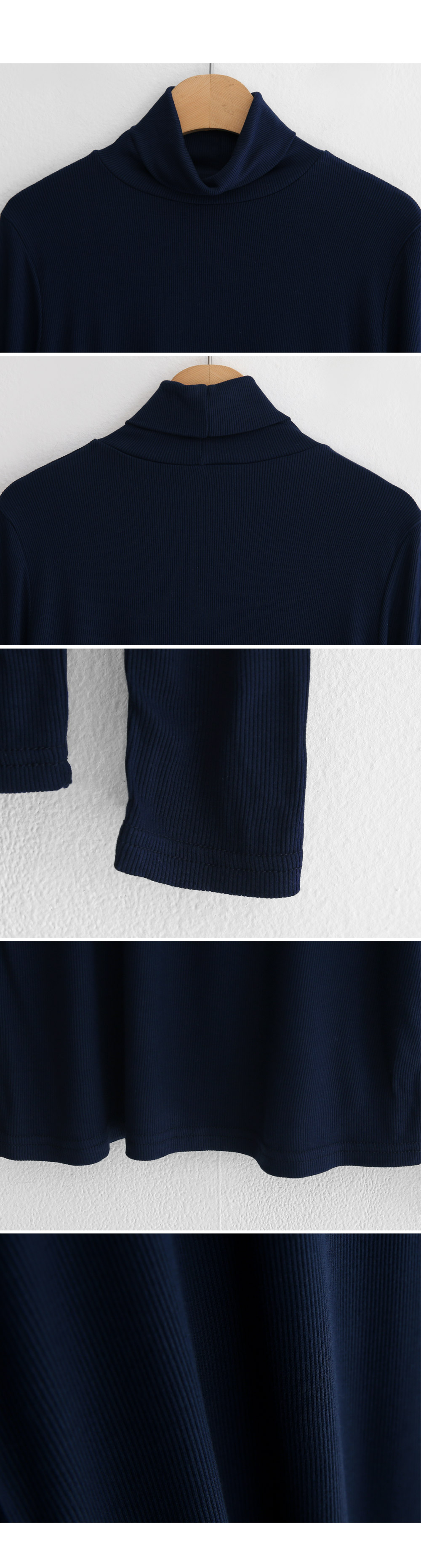 リブタートルネックTシャツ・全6色 | DHOLIC PLUS | 詳細画像17