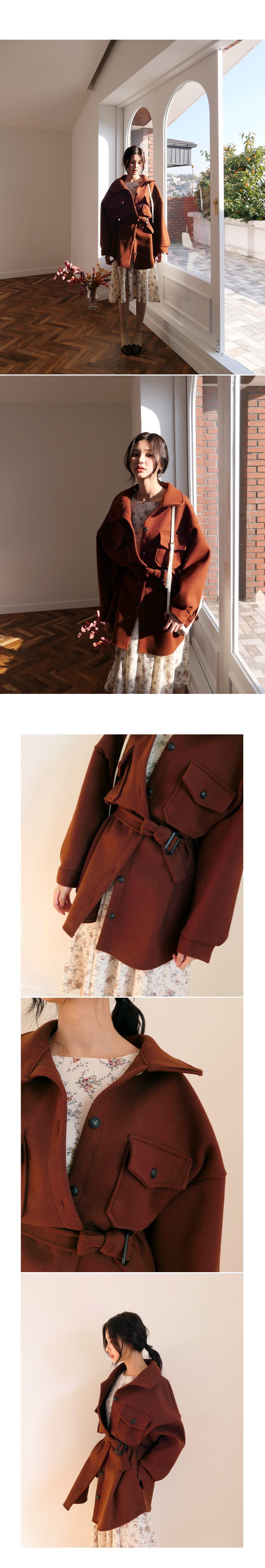 ベルトSETオーバーシャツジャケット・全3色 | DHOLIC | 詳細画像4