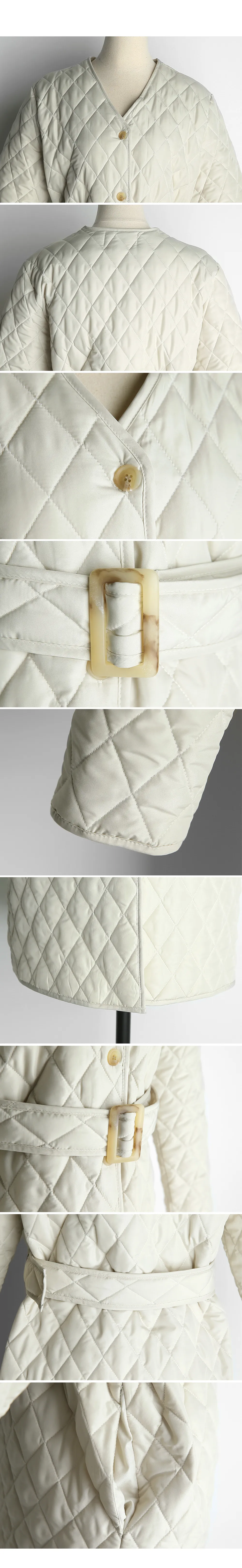ベルトSETキルティング中綿ロングジャケット・全2色 | DHOLIC PLUS | 詳細画像15