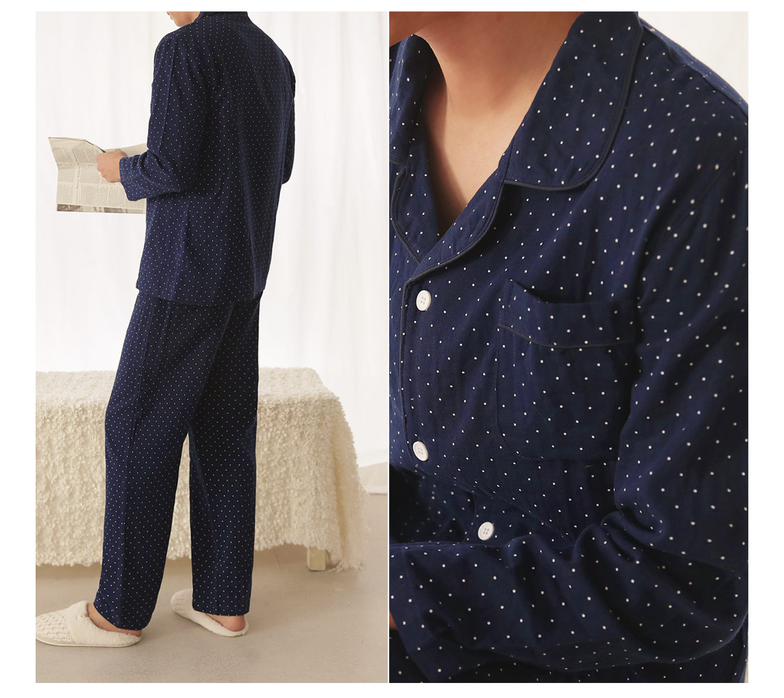 ドットカップルパジャマ・全2色 | DHOLIC | 詳細画像5