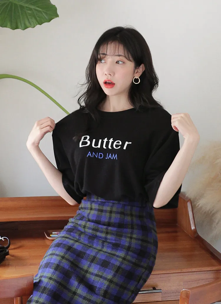 Butter AND JAMルーズTシャツ・全2色 | DHOLIC | 詳細画像1