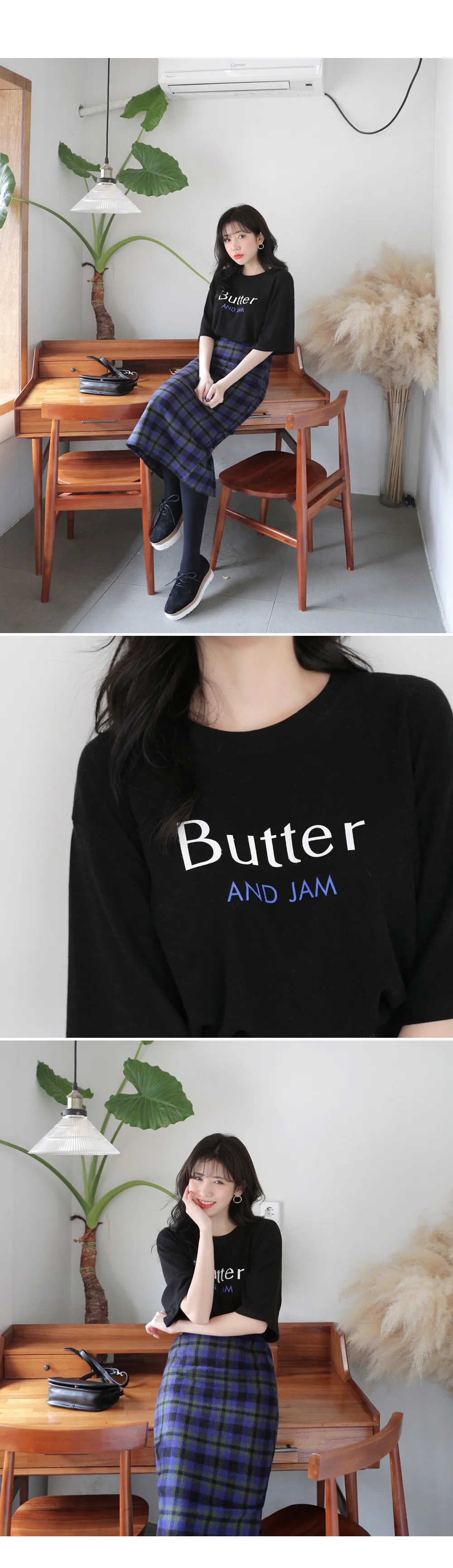 Butter AND JAMルーズTシャツ・全2色 | DHOLIC | 詳細画像2