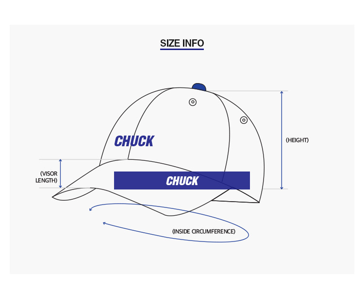 *CHUCK*アーチロゴバケットハット(ブルー) | 詳細画像5