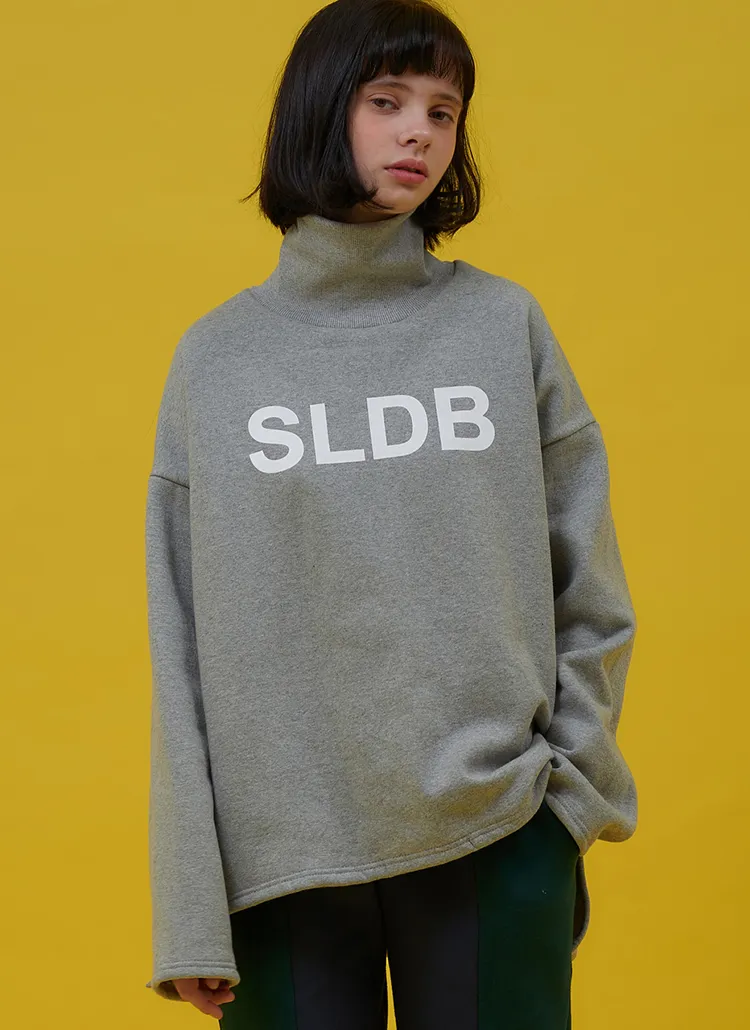 *SALADBOWLS*SLDBタートルネックTシャツ(グレー) | 詳細画像1