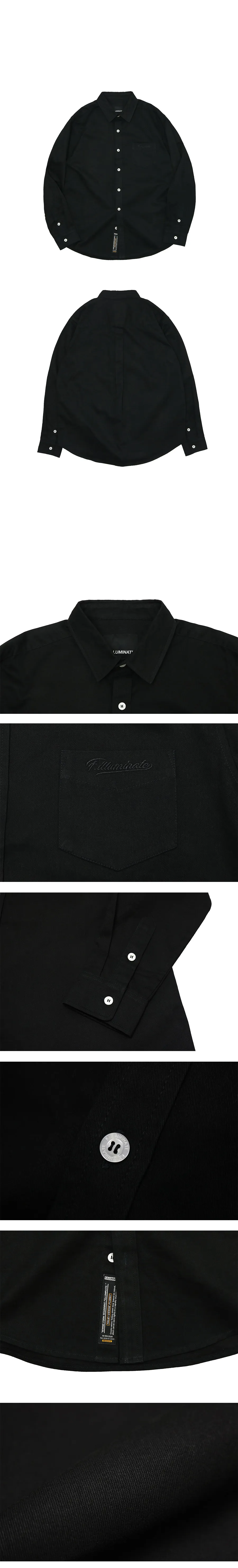 *F.ILLUMINATE*オーバーフィットピーチロゴシャツ(ブラック) | 詳細画像4