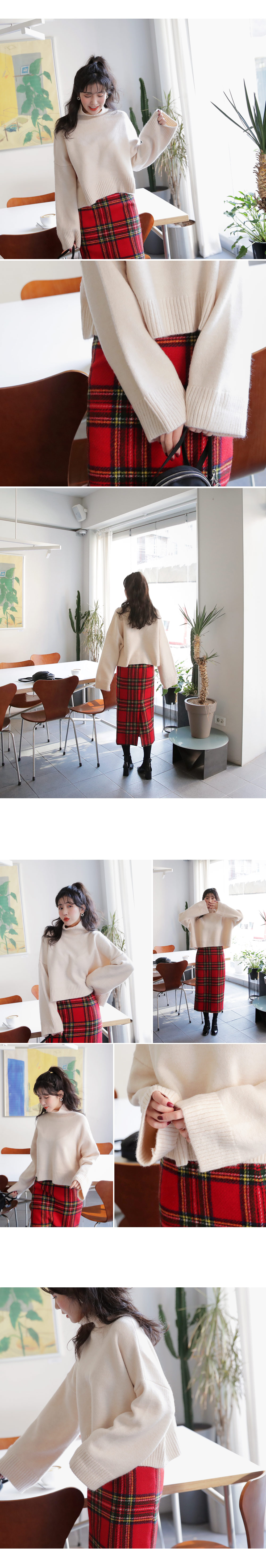タータンチェックHラインスカート・全2色 | DHOLIC | 詳細画像5
