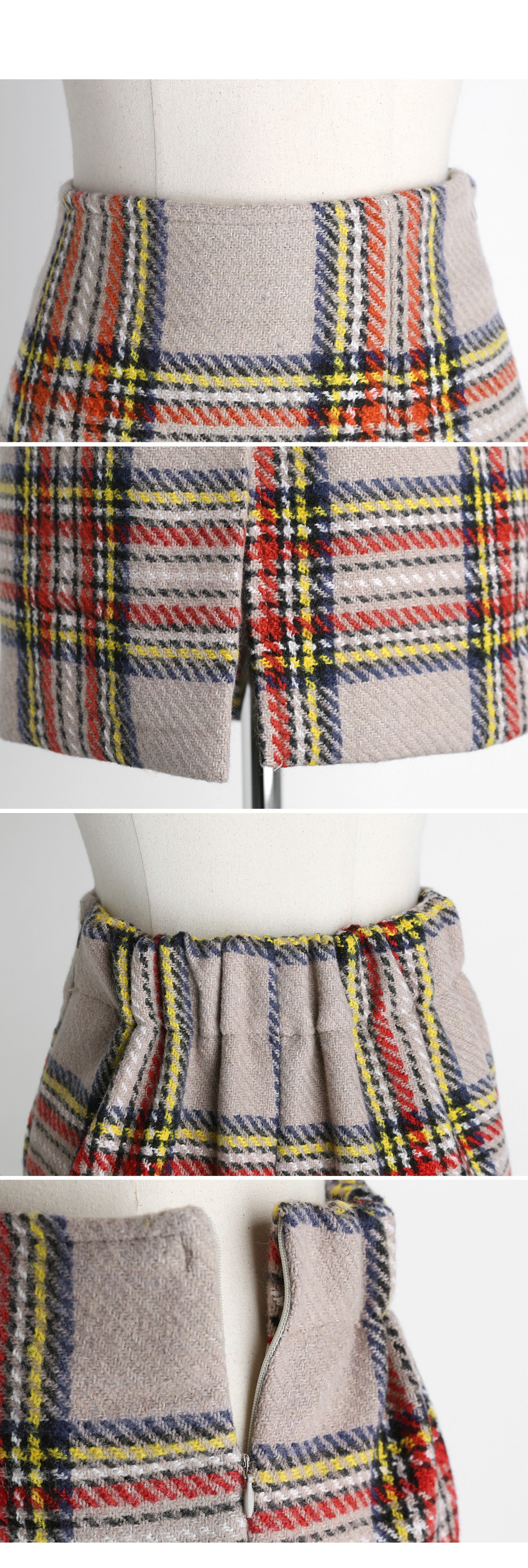 タータンチェックHラインスカート・全2色 | DHOLIC | 詳細画像7