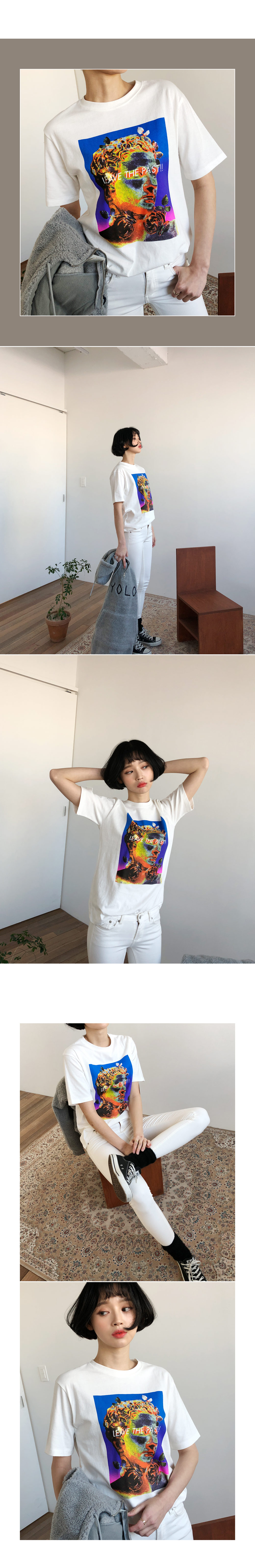 LEAVE THE PAST!!半袖Tシャツ・全2色 | DHOLIC | 詳細画像2