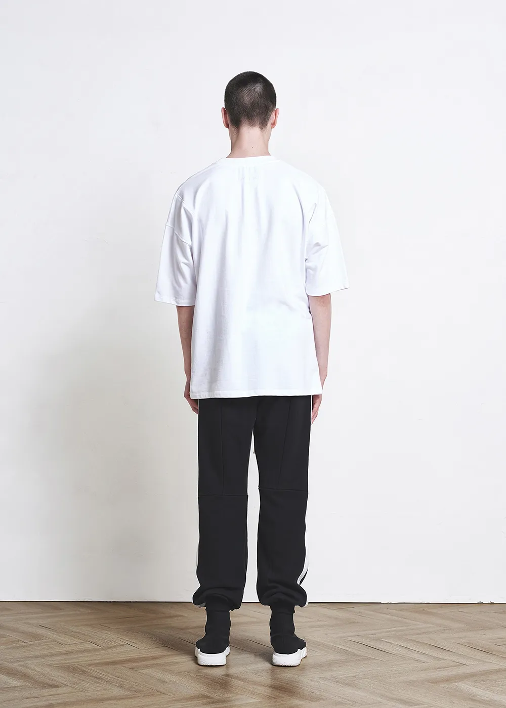 オーバーサイズベーシックコットンTシャツ(ホワイト) | 詳細画像8
