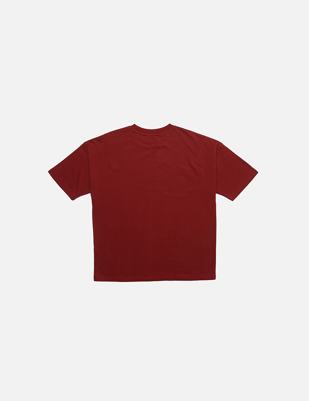 オーバーサイズベーシックコットンTシャツ(レッド) | 詳細画像3