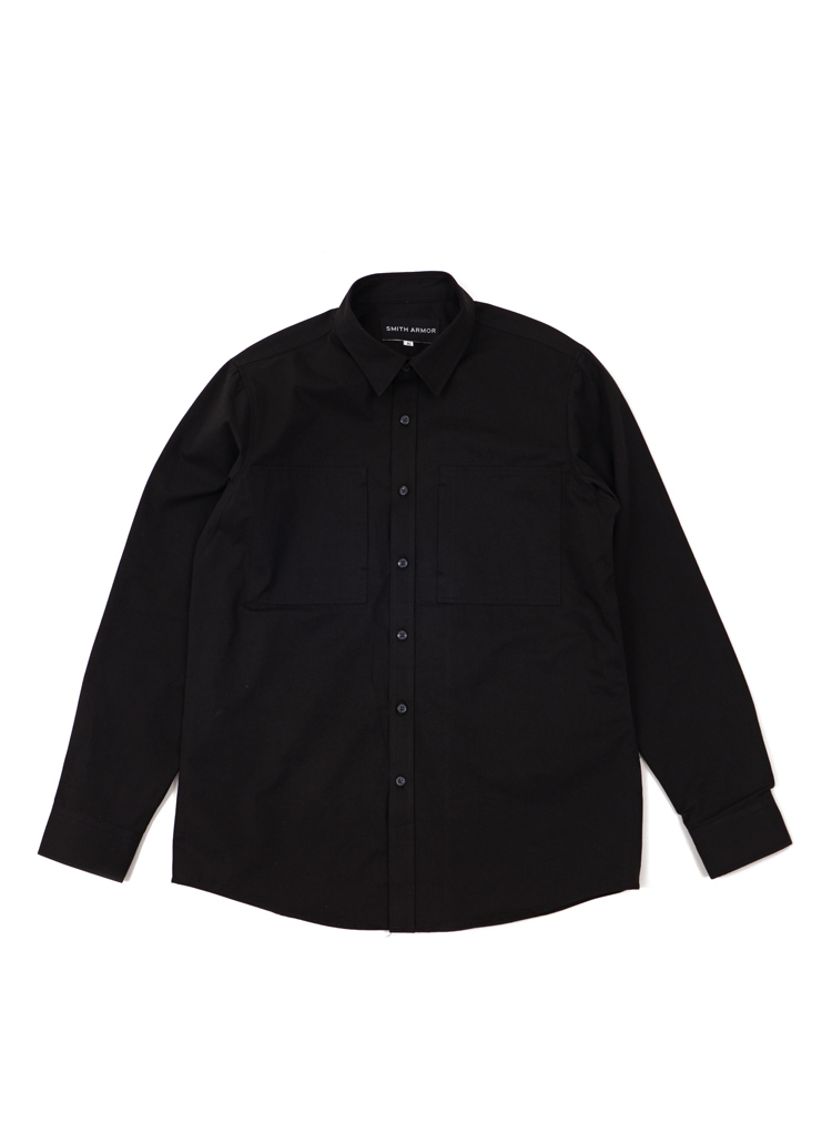 SAダブルポケットシャツ(ブラック) | 詳細画像1