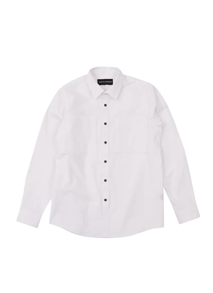 SAダブルポケットシャツ(ホワイト) | 詳細画像1