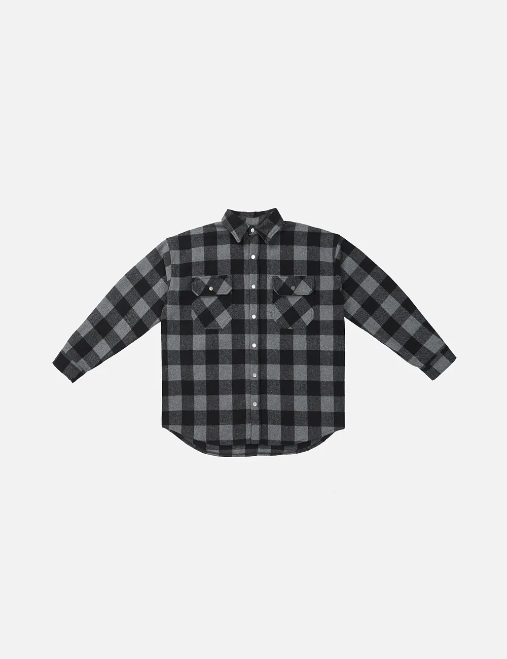 オーバーサイズシャツジャケット(グレーブラック) | 詳細画像2