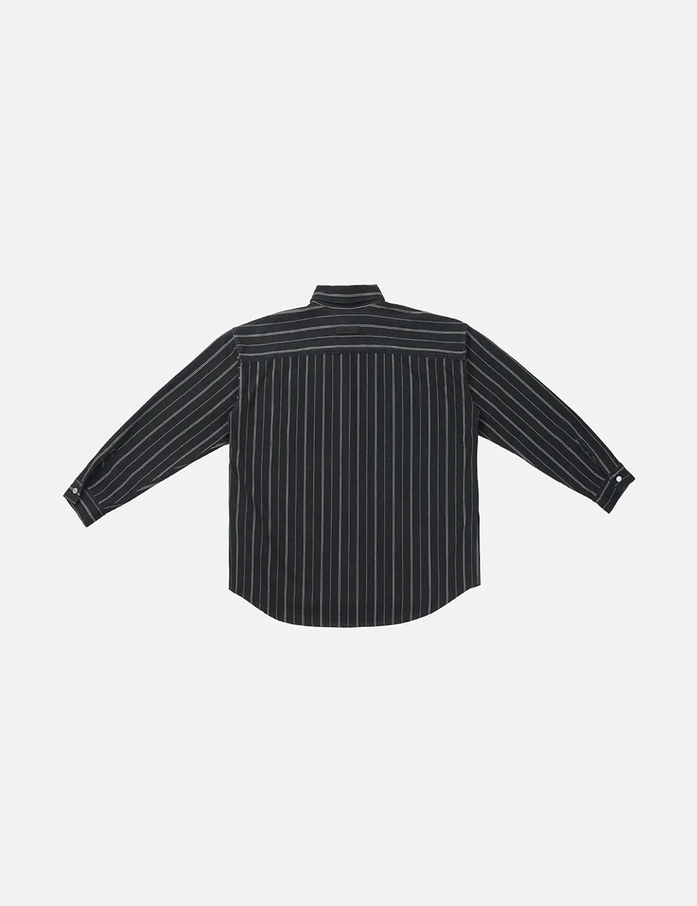 デニムシャツジャケット(ブラックストライプ) | 詳細画像3