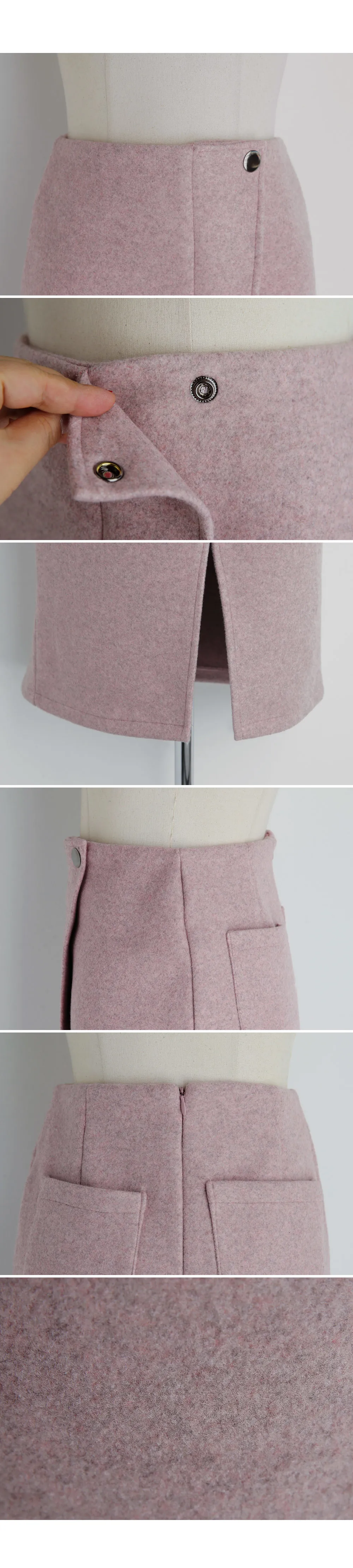 ボタンポイントHラインスカート・全2色 | DHOLIC PLUS | 詳細画像14