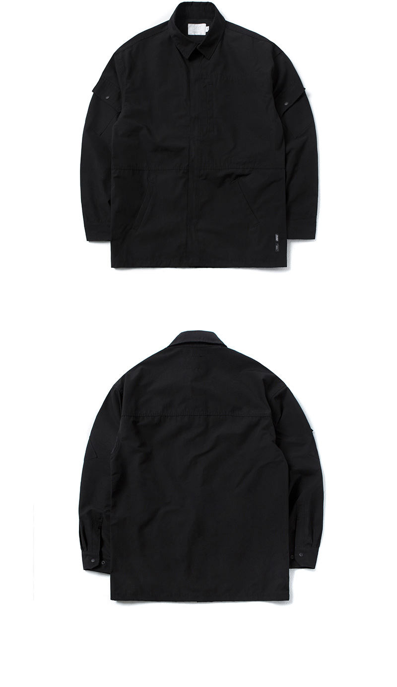 シャツジャケット(ブラック) | 詳細画像7