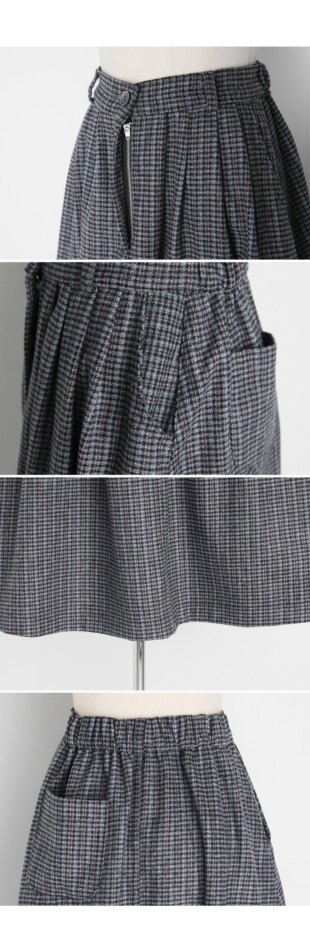 ポケットチェックフレアスカート・全2色 | DHOLIC | 詳細画像9