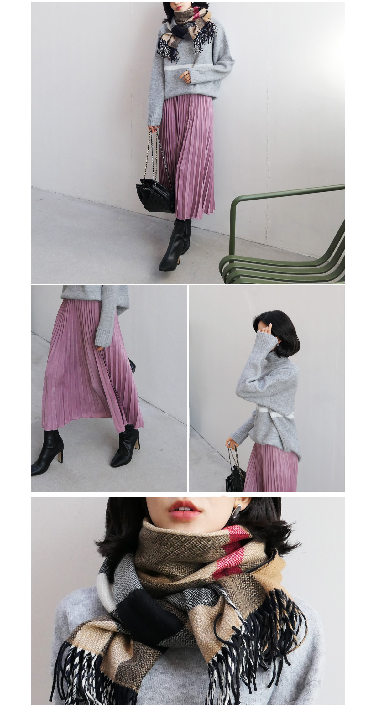 プリーツグロッシースカート・全4色 | DHOLIC PLUS | 詳細画像9