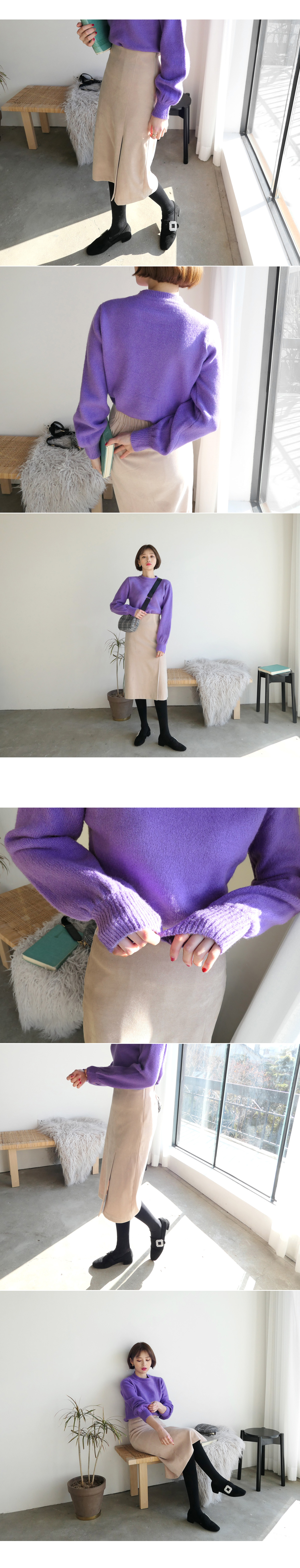 バックゴムスリットロングスカート・全3色 | DHOLIC | 詳細画像2