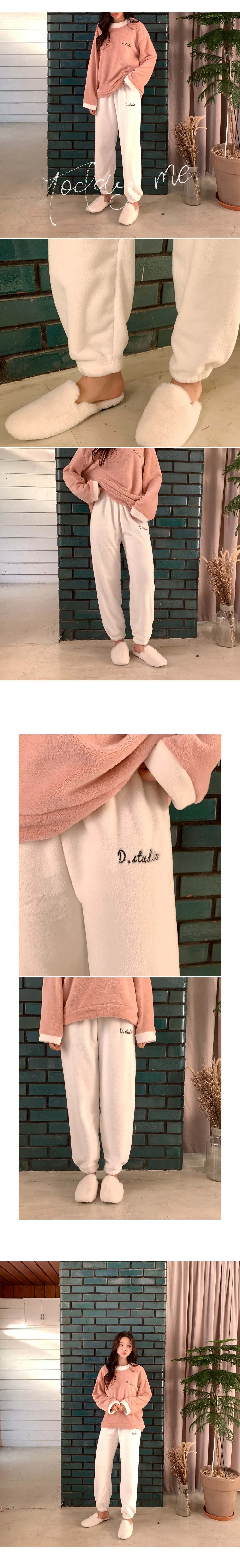 刺繍ロゴソフトタッチパジャマパンツ・全3色 | DHOLIC | 詳細画像5