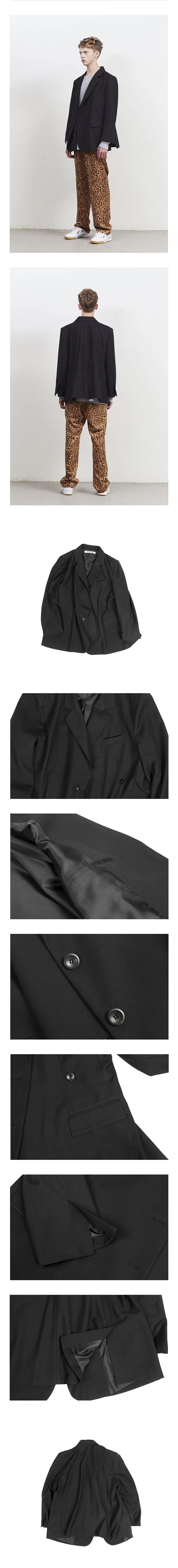 オーバーサイズブレザージャケット(ブラック) | 詳細画像4