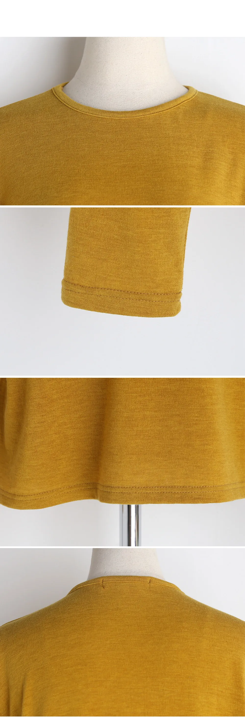 ラウンドネックスリットTシャツ・全6色 | DHOLIC | 詳細画像16