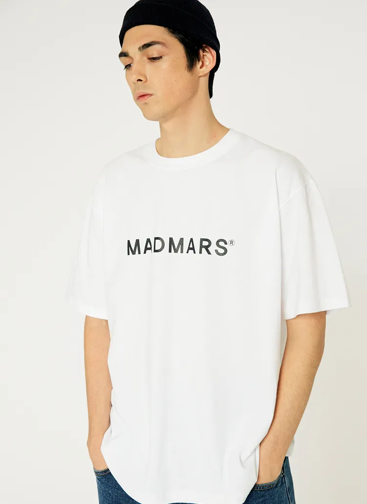 MADMARSロゴ半袖Tシャツ(ホワイト) | 詳細画像1