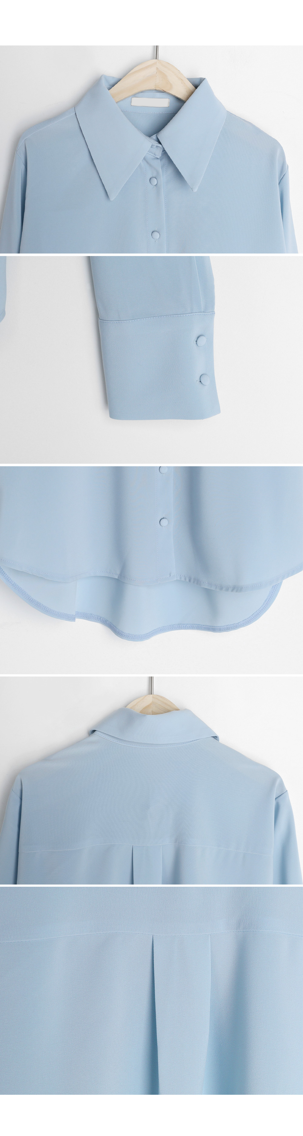 くるみボタンシャツ・全3色 | DHOLIC PLUS | 詳細画像10