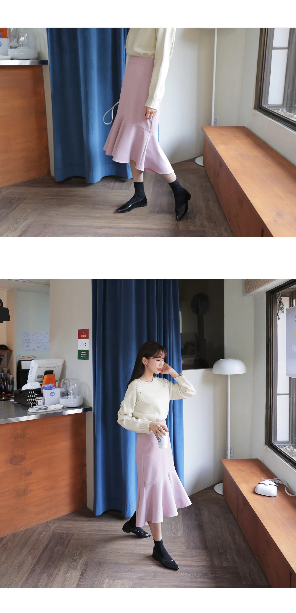 ロングマーメイドスカート・全3色 | DHOLIC | 詳細画像2