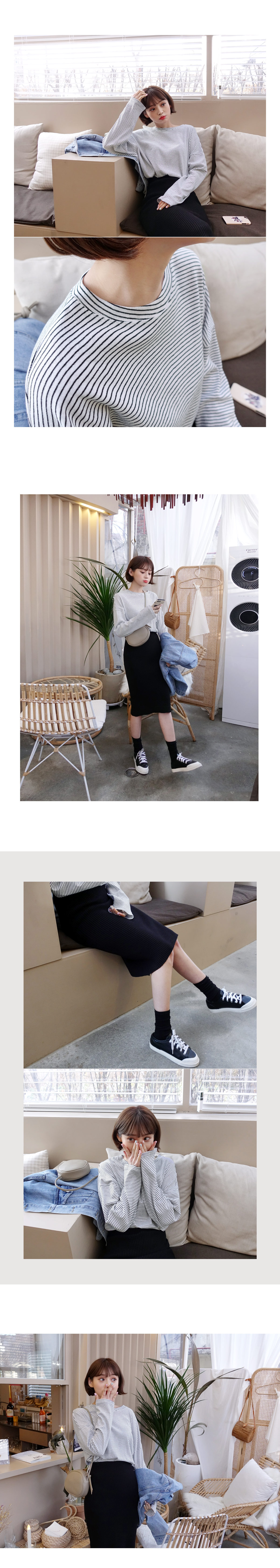 リブニットタイトスカート・全3色 | DHOLIC | 詳細画像8