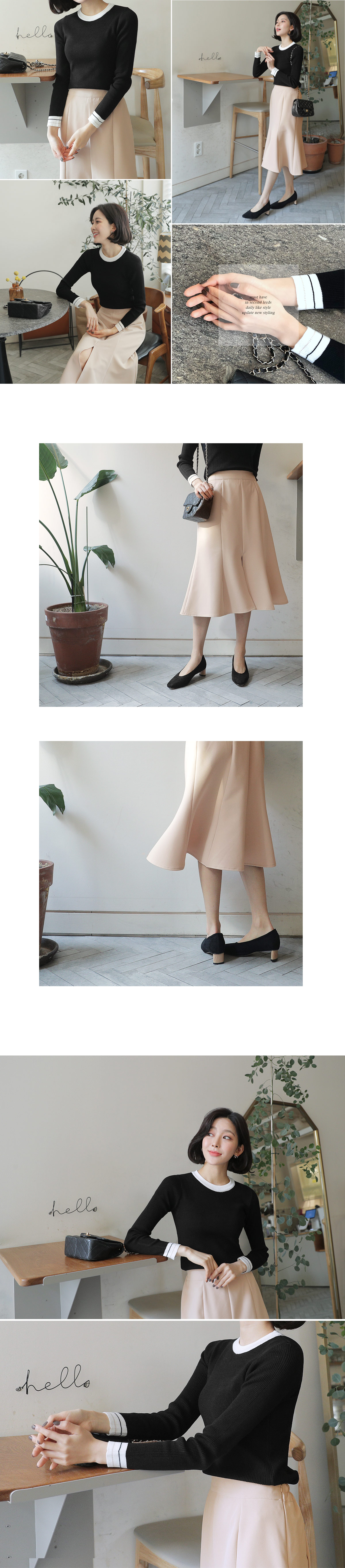 スリットマーメイドスカート・全4色 | DHOLIC PLUS | 詳細画像4