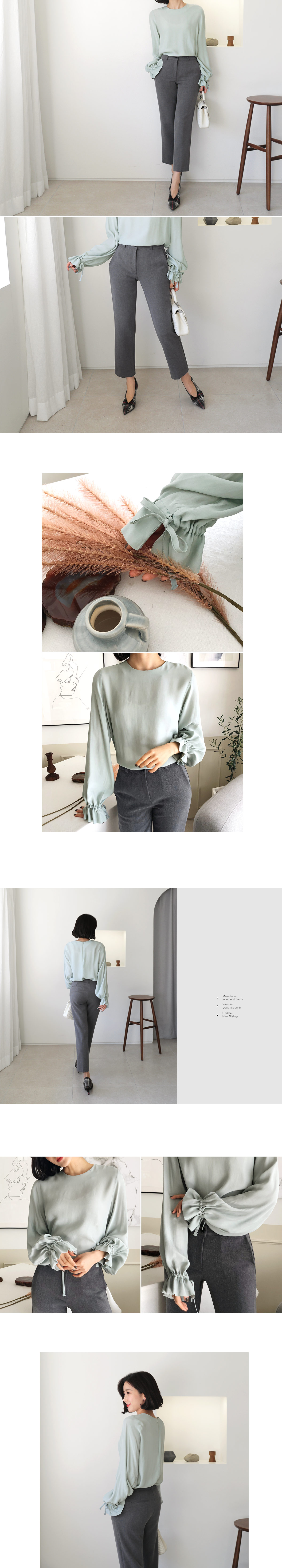 ドローストリングスリーブブラウス・全3色 | DHOLIC PLUS | 詳細画像4