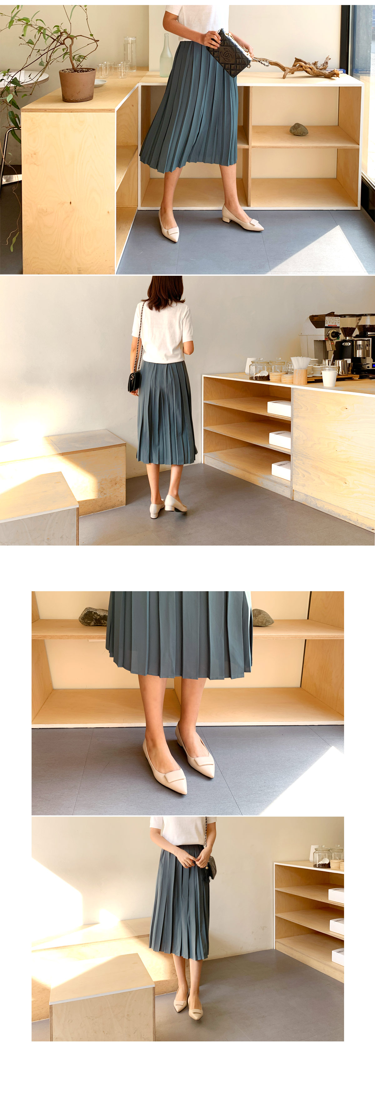 プリーツロングスカート・全3色 | DHOLIC PLUS | 詳細画像2