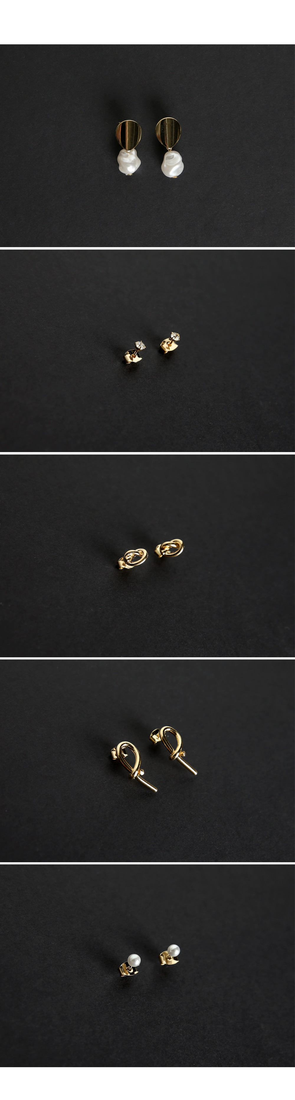 ノットピアス5SET・全2色 | DHOLIC PLUS | 詳細画像15