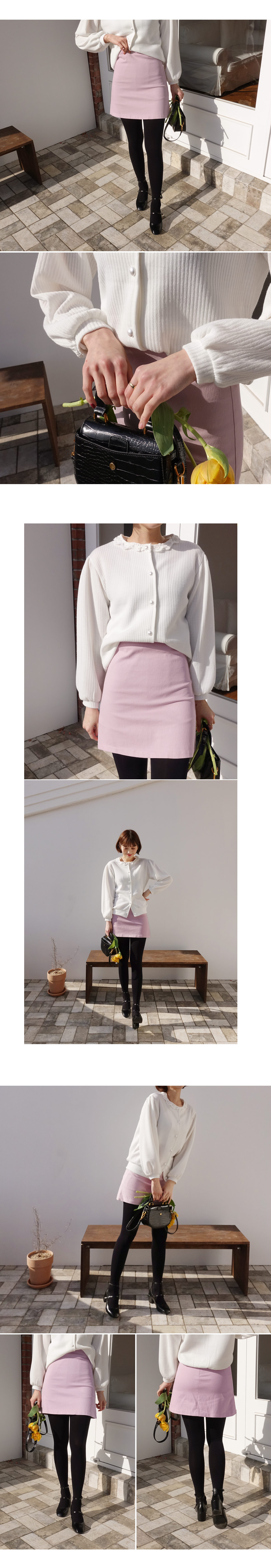 ミニマルAラインスカート・全4色 | DHOLIC | 詳細画像2
