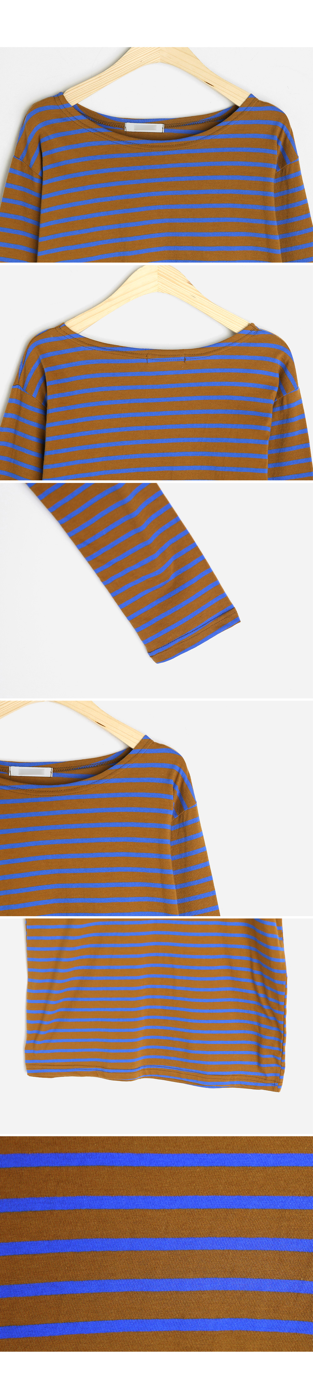 ボーダードロップショルダーTシャツ・全4色 | DHOLIC | 詳細画像10