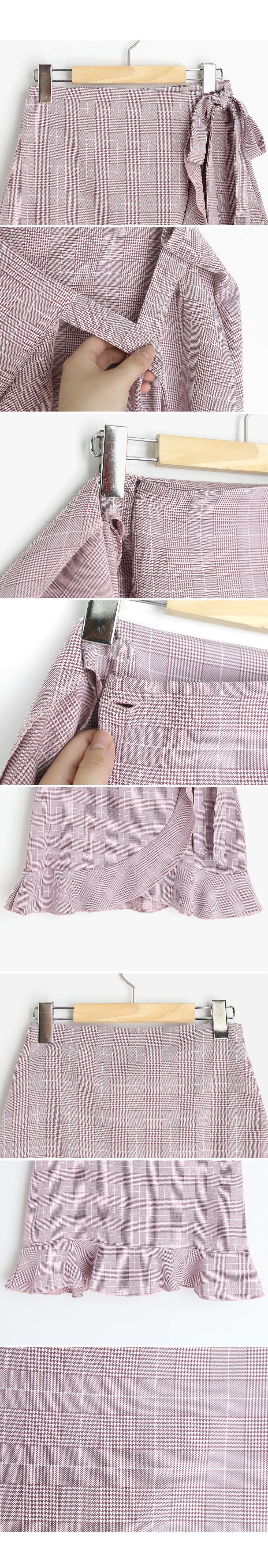チェックフレアラップスカート・全3色 | DHOLIC | 詳細画像8