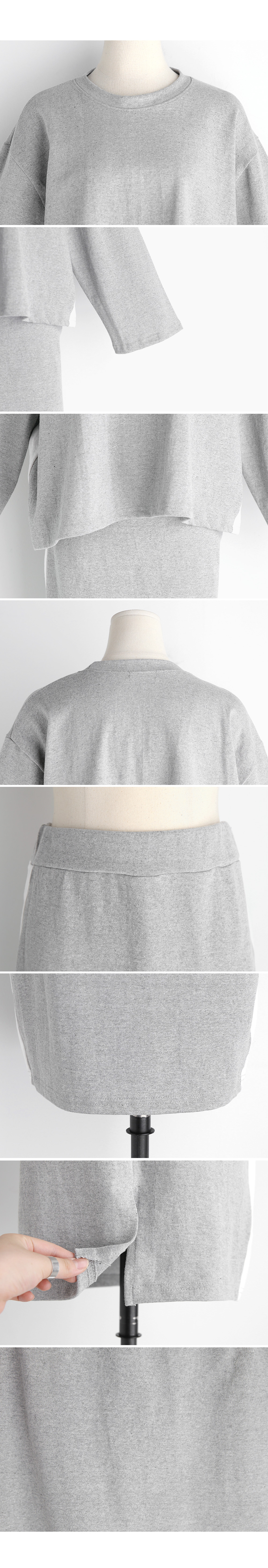 サイドラインTシャツ&スカートSET・全3色 | DHOLIC | 詳細画像7