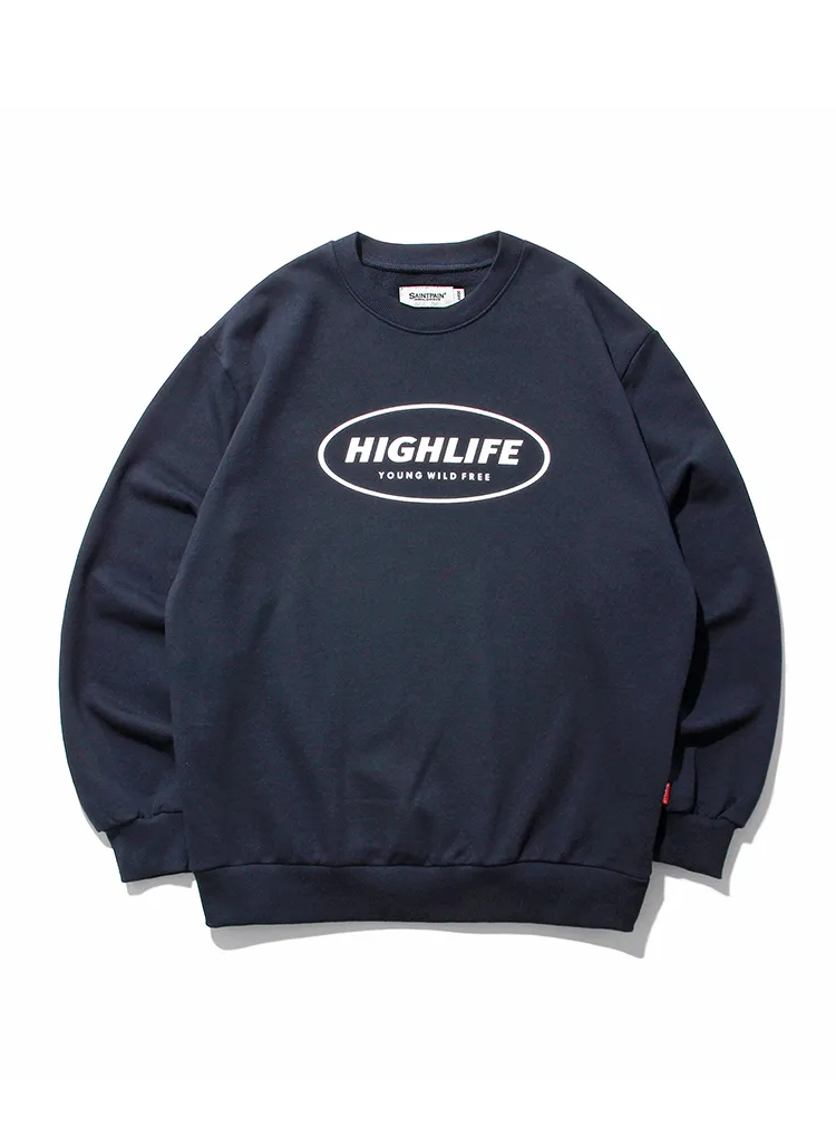 HIGHLIFEロゴスウェット(ネイビー) | 詳細画像1