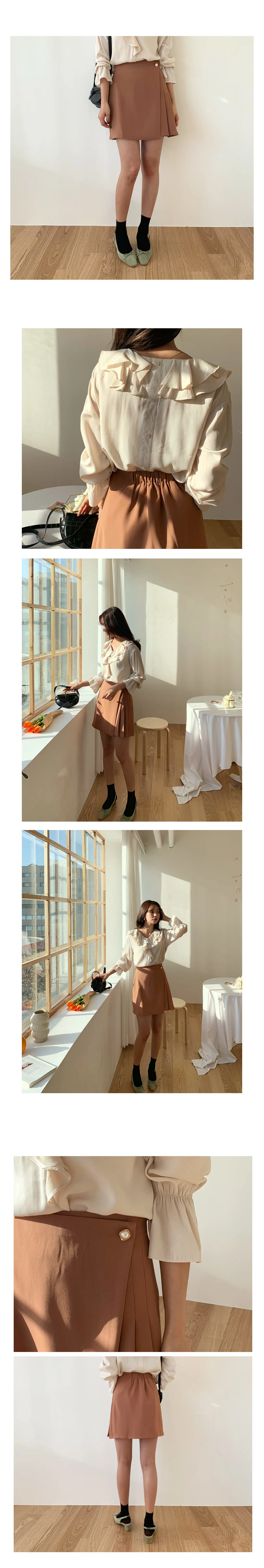 パールサイドプリーツスカート・全3色 | DHOLIC | 詳細画像2